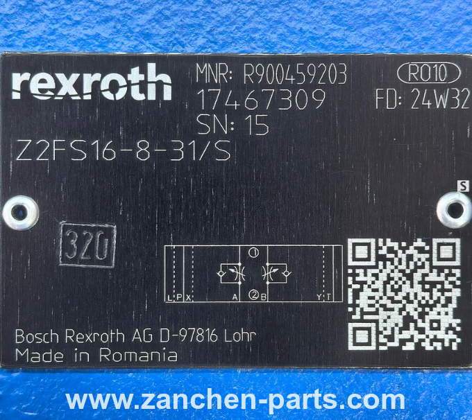 Rexroth R900459203 Throttle Check Valve Z2FS16-8-31/S